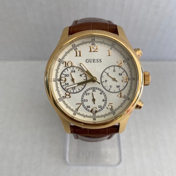 NEW GUESS Brown and Gold-Tone Women's Watch - Picture 2 of 7